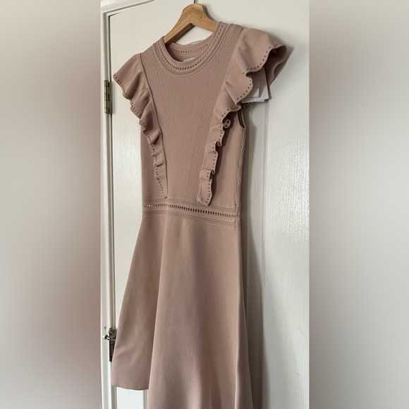 NWT Sandro Tilla Knit Dress in Nude - size US 4 - Picture 5 of 13